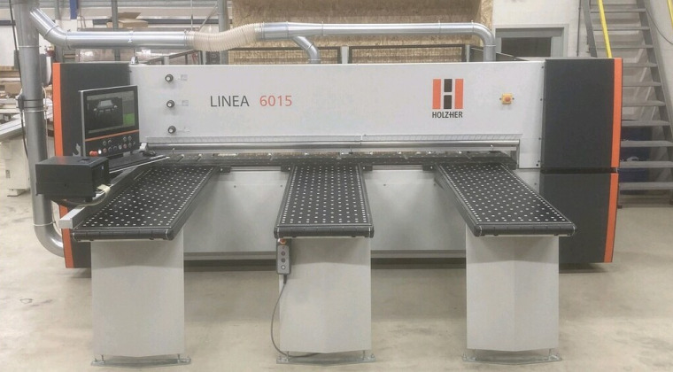 HolzHer Linea 6015 opdeelzaagmachine te Bavel november 2022